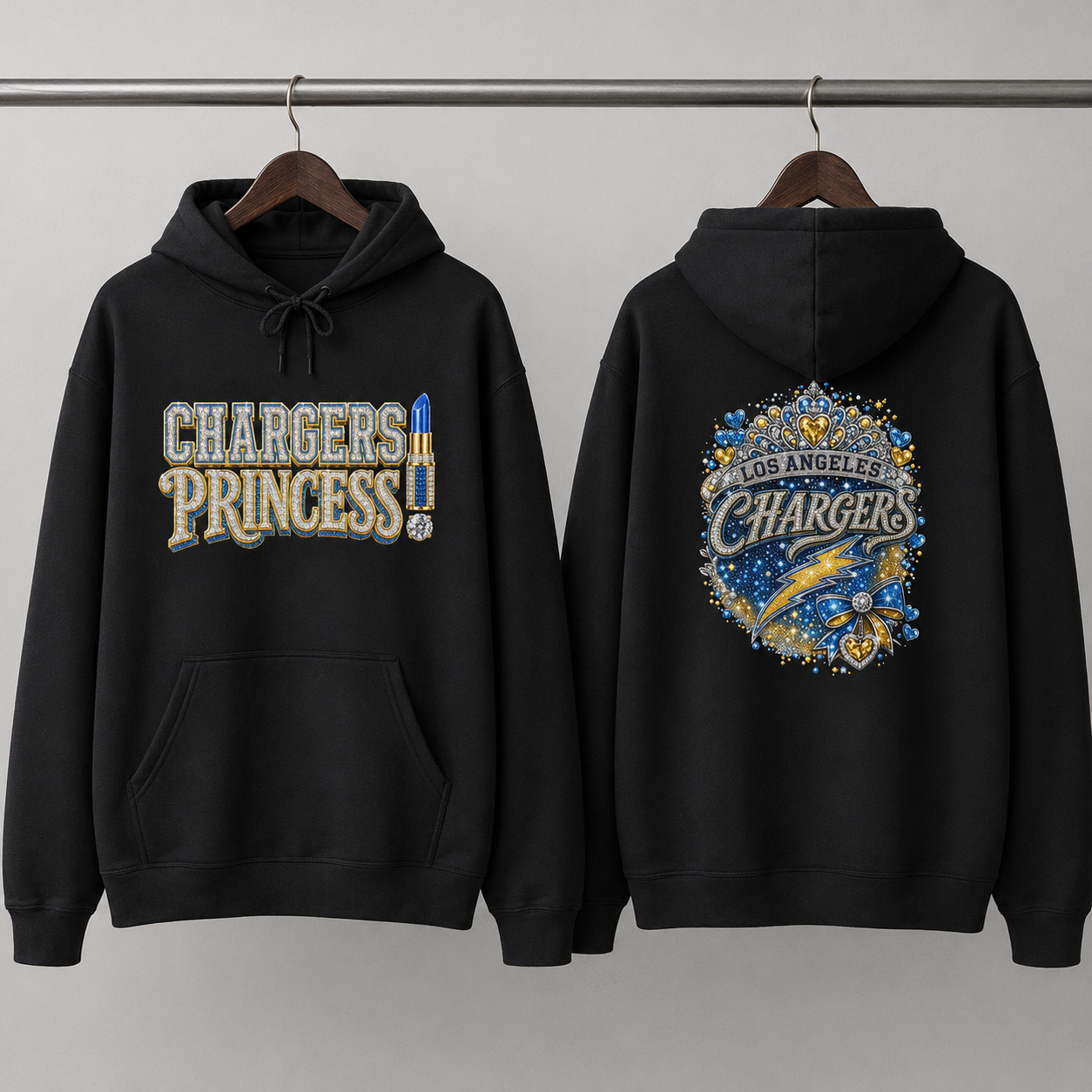 Chargers Princess Hoodie