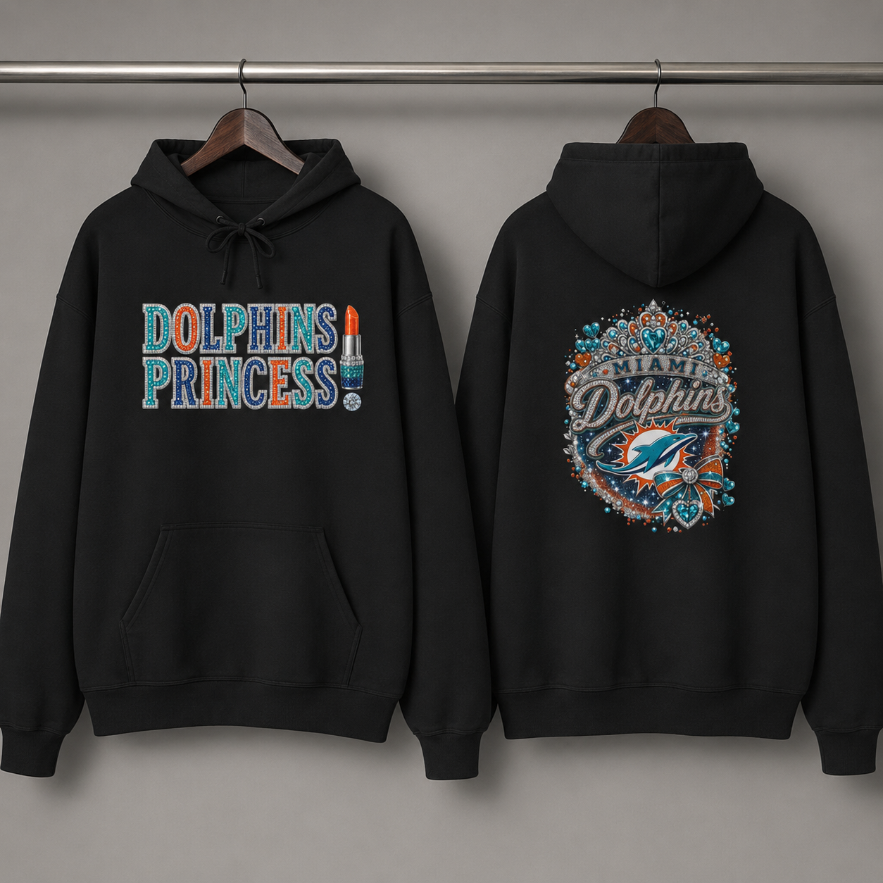 Dolphins Princess Hoodie