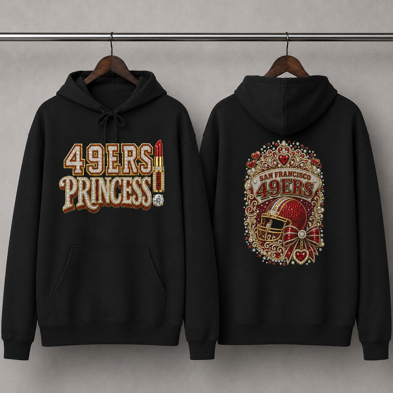 49ers Princess Hoodie