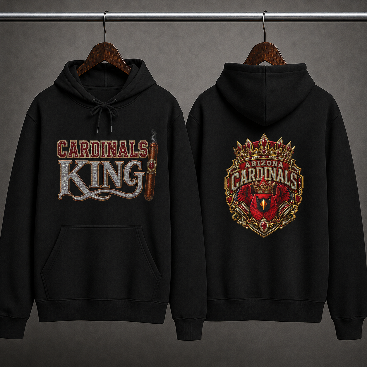 Cardinals King Hoodie