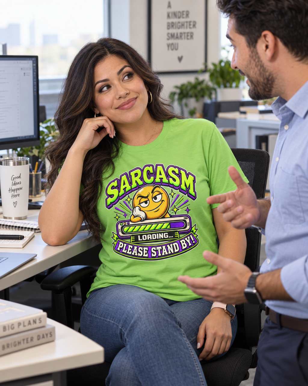 Sarcasm... Florescent Green