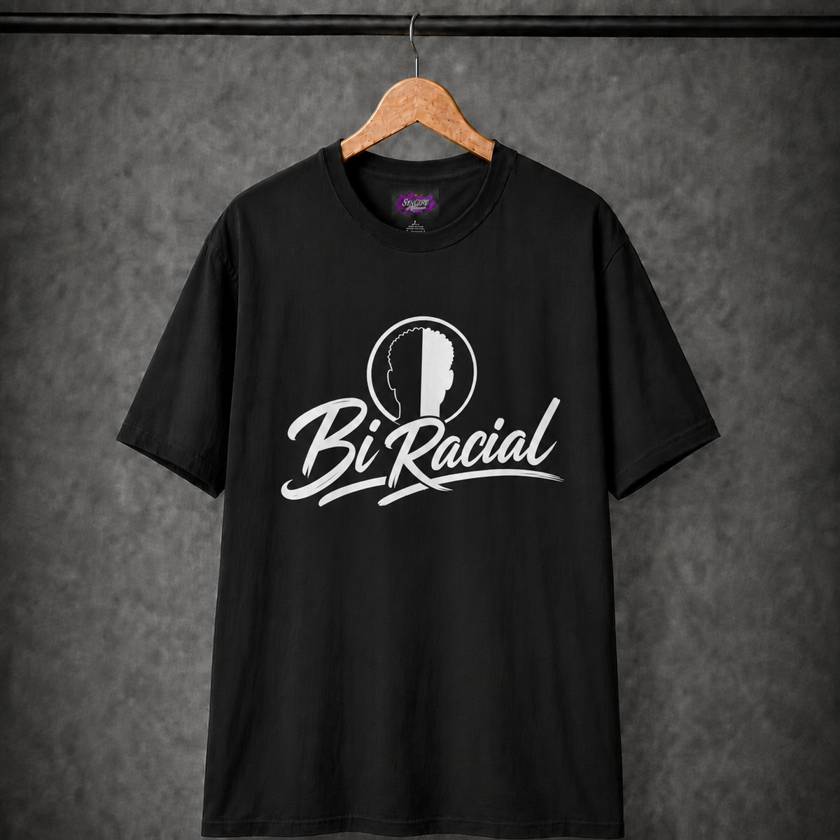 Bi Racial White Letters